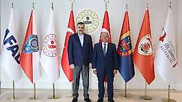 Başkan Büyükkılıç, Bakan Çiftçi ile bir araya geldi