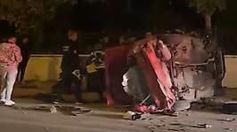 Otomobil ile motosikletin çarpıştığı kazada 1 kişi ağır yaralandı