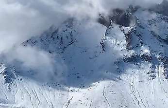 Erciyes'teki beyaz örtü genişliyor