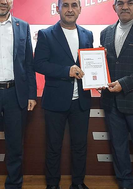 Saadet Partisi Melikgazi İlçe Başkanlığında bayrak değişimi