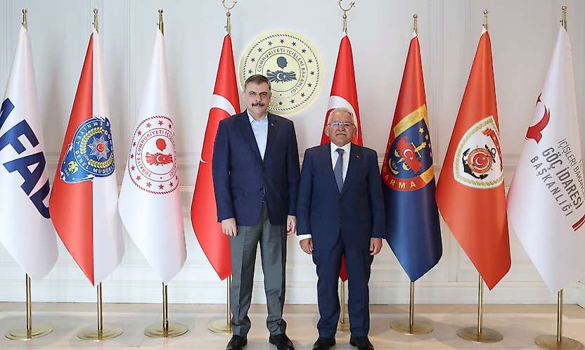 Başkan Büyükkılıç, Bakan Çiftçi ile bir araya geldi